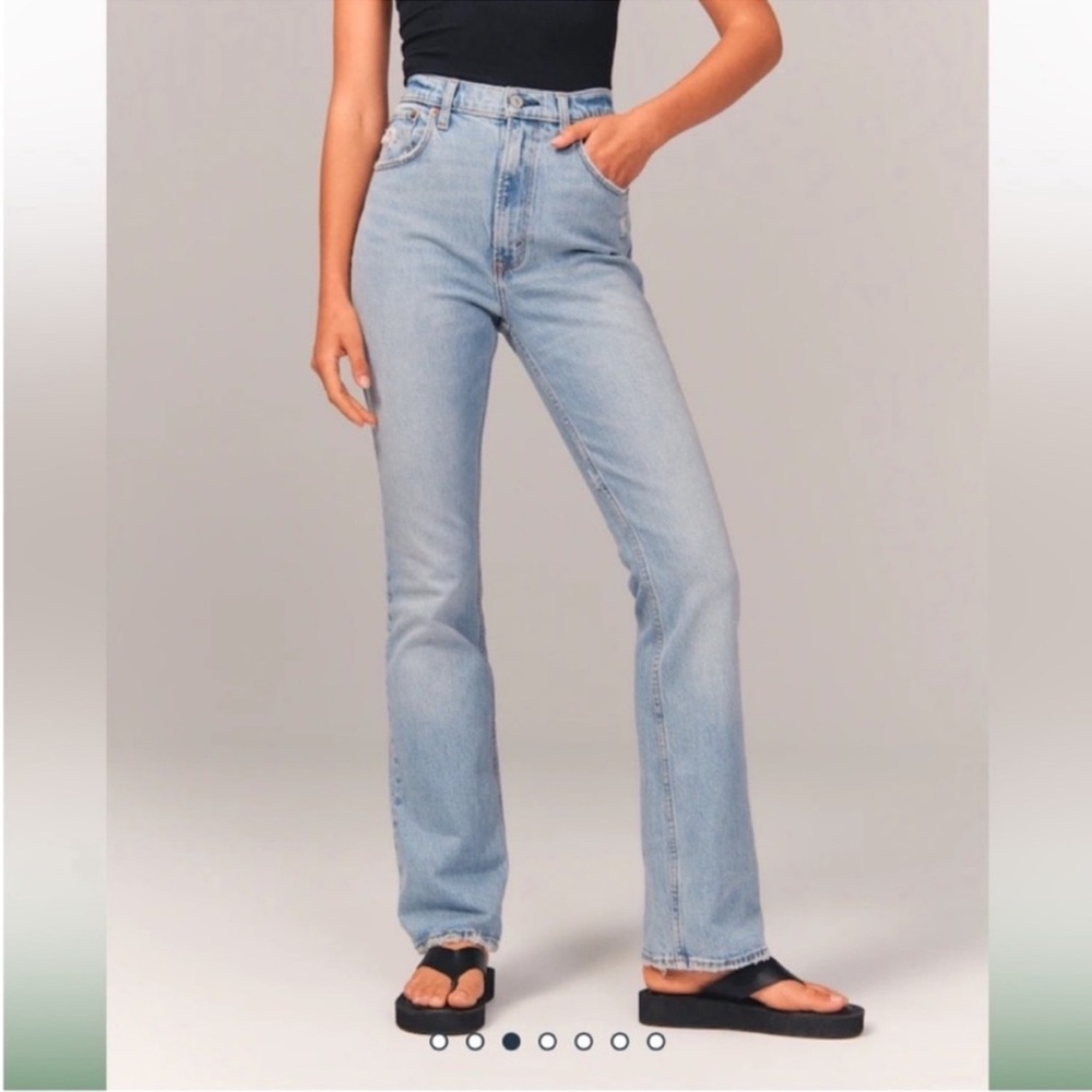 A&F the 70’s vintage high rise flare size 00S